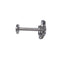 BLBJ44 STAINLESS STEEL INTERNAL THREAD LABRET WITH BOWKNOT DESIGN & CZ