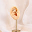 BLBJ47 G-23 TITANIUM INTERNAL THREAD LABRET WITH BAT DESIGN