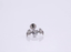 BLBJ47 G-23 TITANIUM INTERNAL THREAD LABRET WITH BAT DESIGN