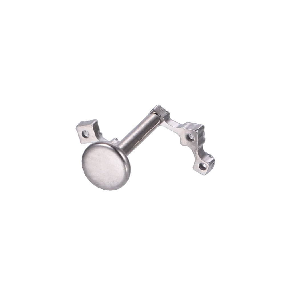 BLBJ48 G-23 TITANIUM INTERNAL THREAD LABRET WITH CZ