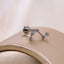 BLBJ48 G-23 TITANIUM INTERNAL THREAD LABRET WITH CZ