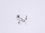 BLBJ48 G-23 TITANIUM INTERNAL THREAD LABRET WITH CZ