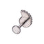 BLBJ50 G-23 TITANIUM INTERNAL THREAD LABRET WITH SHELL DESIGN