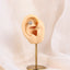 BLBJ52 G-23 TITANIUM INTERNAL THREAD LABRET WITH BEE DESIGN