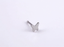 BN30 STAINLESS STEEL  NOSE STUD WITH BUTTERFLY DESIGN