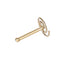 BN31 STAINLESS STEEL SPIRAL NOSE STUD