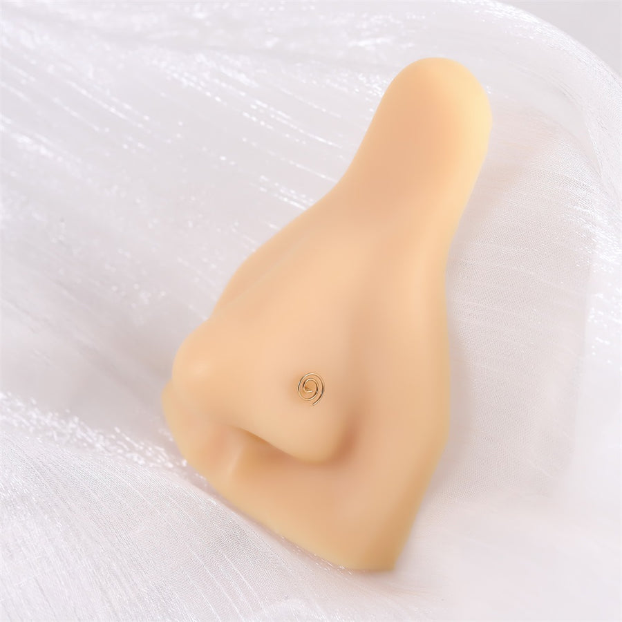 BN31 STAINLESS STEEL SPIRAL NOSE STUD
