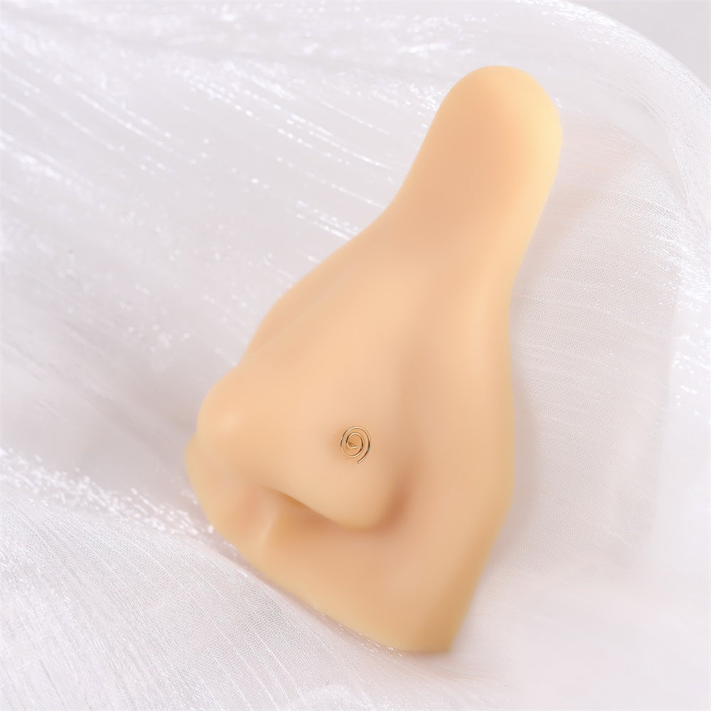 BN31 STAINLESS STEEL SPIRAL NOSE STUD