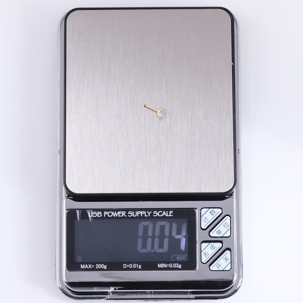 BN31 STAINLESS STEEL SPIRAL NOSE STUD