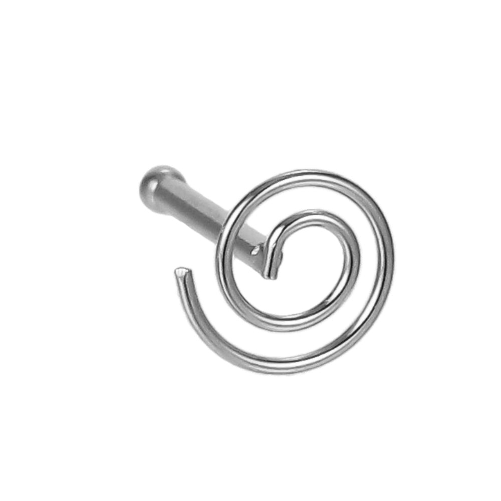 BN31 STAINLESS STEEL SPIRAL NOSE STUD