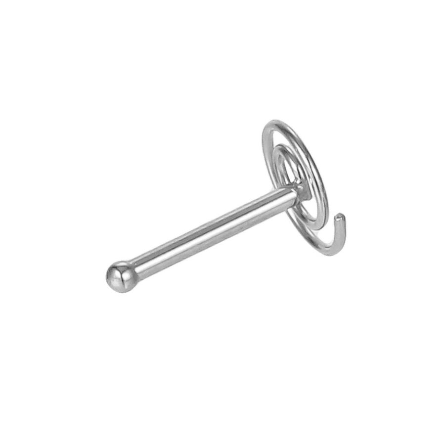 BN31 STAINLESS STEEL SPIRAL NOSE STUD