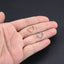 BRN04 STAINLESS STEEL HEART SHAPE NOSE STUD WITH ROPE DESIGN