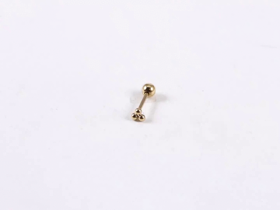 BRTH49 STAINLESS STEEL EXTERNAL THREAD HELIX WITH 3 BALL DESIGN