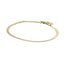 BSS1000 STAINLESS STEEL FLAT SNAKE HERRINGBONE CHAIN BRACELET