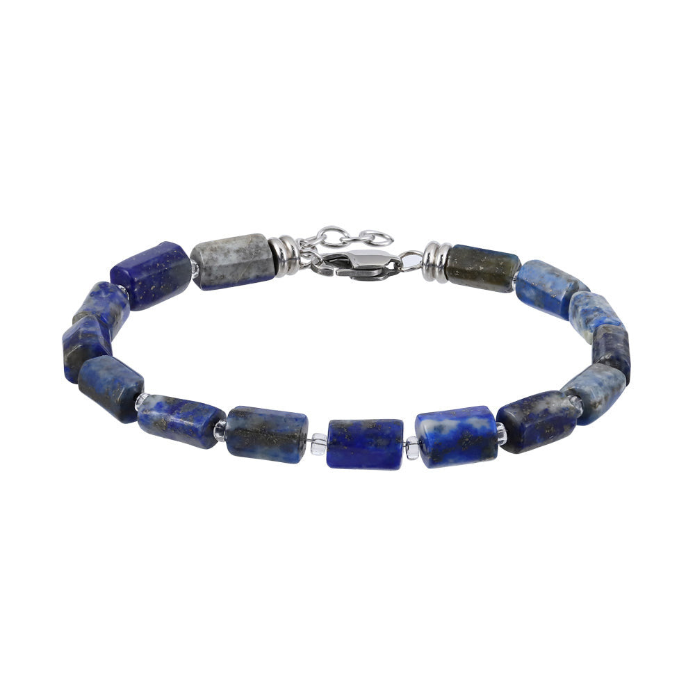 stainless steel bracelet, natural stone jewelry, modern bracelet