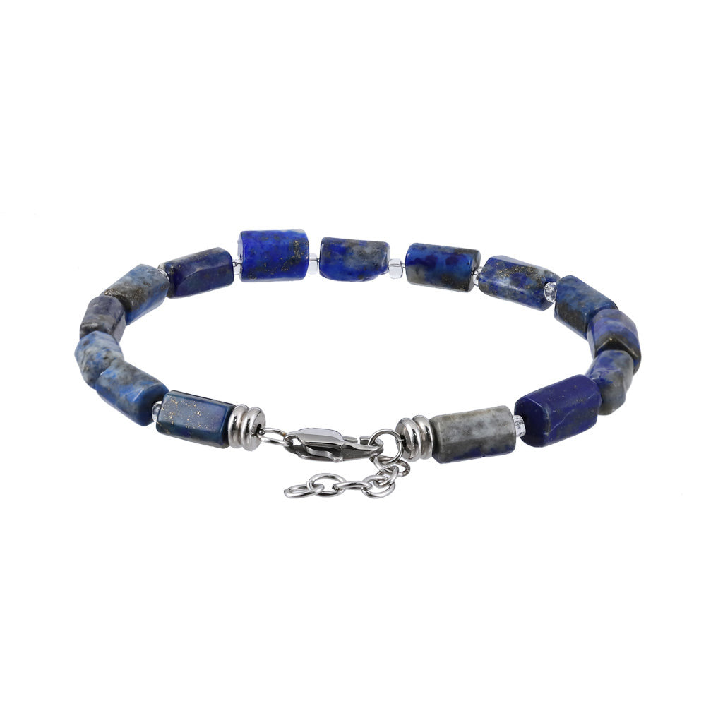 stainless steel bracelet, natural stone jewelry, modern bracelet