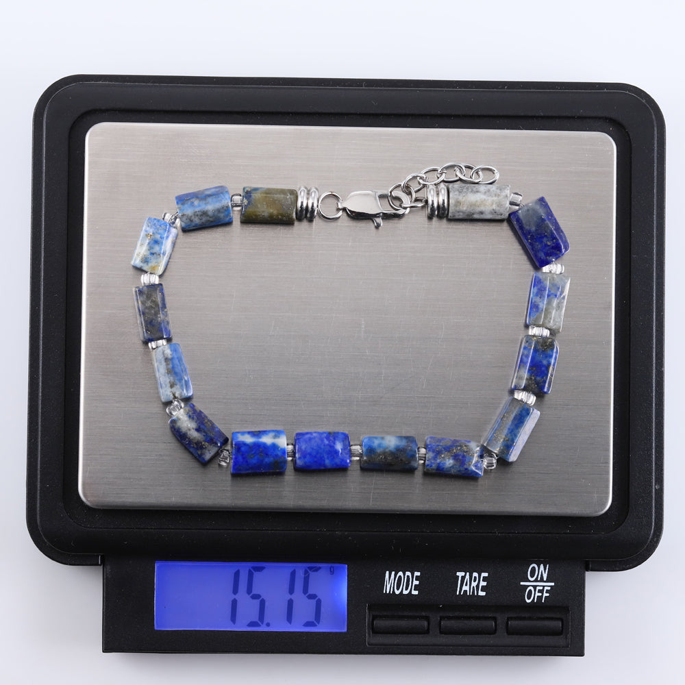 stainless steel bracelet, natural stone jewelry, modern bracelet