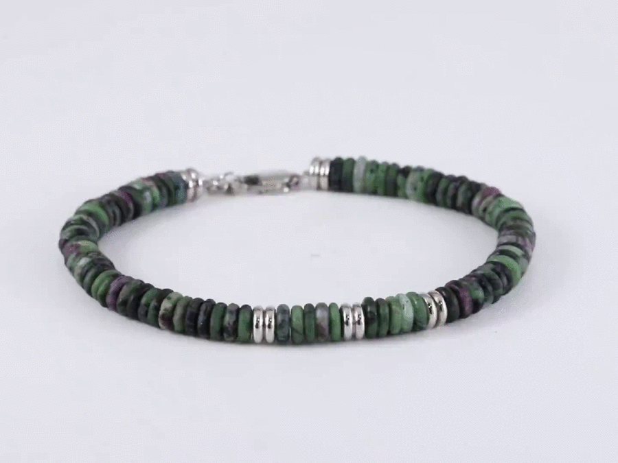 stainless steel bracelet, natural stone bracelet, natural stone jewelry