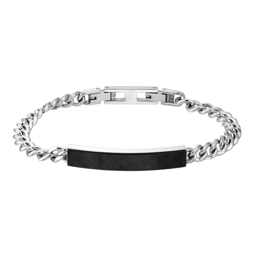 stainless steel bracelet, pattern, mix color, manpower