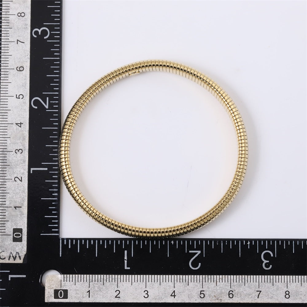 BSS1034 STAINLESS STEEL ELASTIC BANGLE