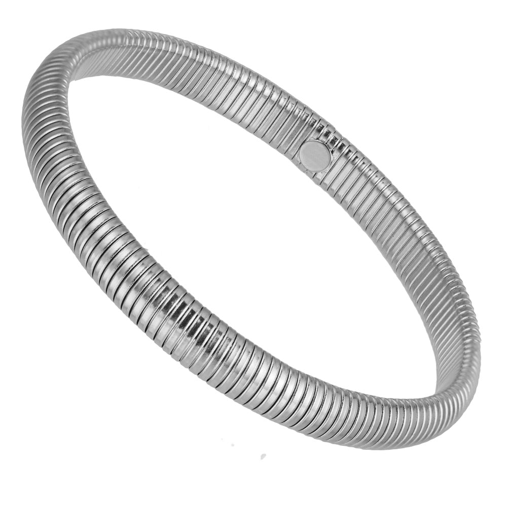 BSS1034 STAINLESS STEEL ELASTIC BANGLE