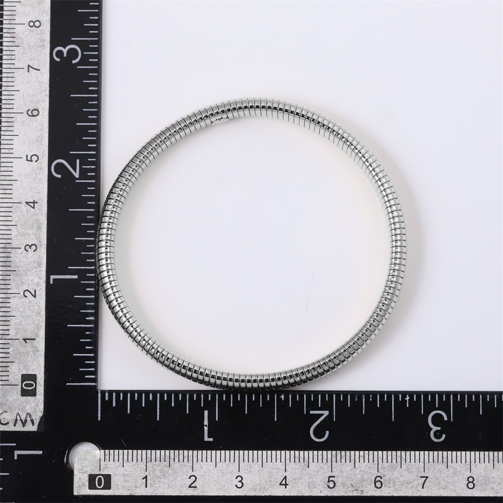 BSS1034 STAINLESS STEEL ELASTIC BANGLE