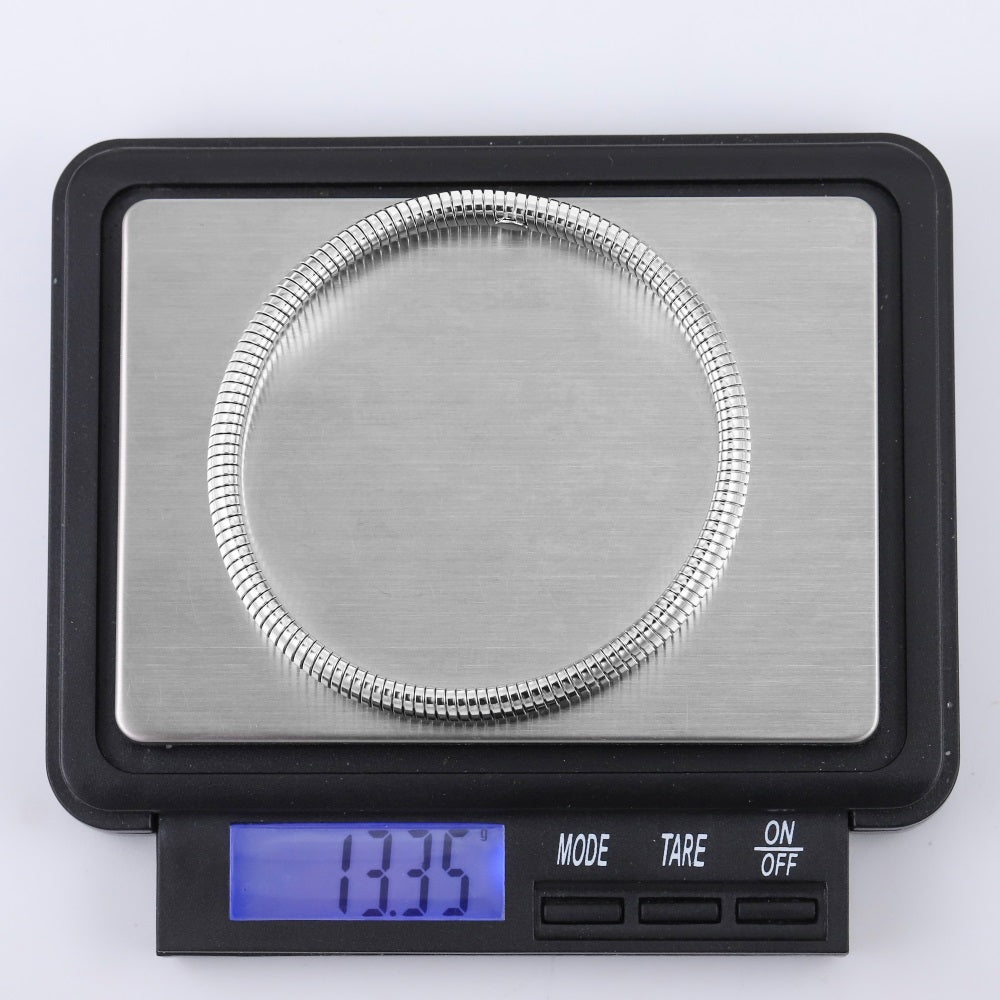 BSS1034 STAINLESS STEEL ELASTIC BANGLE
