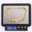 BSS1057 STAINLESS STEEL ID PLATE BRACELET WITH CZ