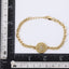 BSS1059 STAINLESS STEE BRACELET WITH CZ
