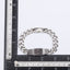 BSS1060 STAINLESS STEEL ID PLATE BRACELET WITH PATTERN