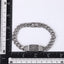 BSS1060 STAINLESS STEEL ID PLATE BRACELET WITH PATTERN