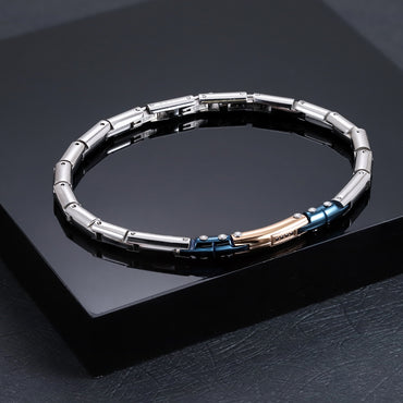 BSS1063 STAINLESS STEEL BRACELET WITH CZ