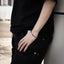 BSS1063 STAINLESS STEEL BRACELET WITH CZ