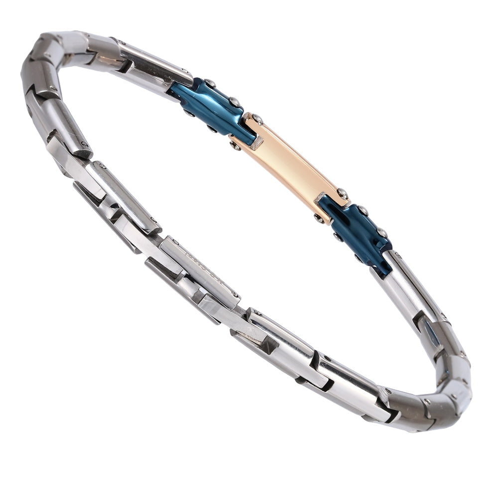 BSS1063 STAINLESS STEEL BRACELET WITH CZ