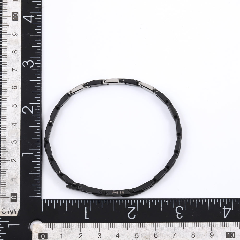 BSS1064 STAINLESS STEEL BRACELET WITH CZ