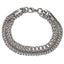 BSS1074 STAINLESS STEEL MUTI CHAIN BRACELET