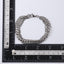 BSS1075 STAINLESS STEEL MULTI CURB CHAIN BRACELET