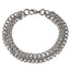 BSS1075 STAINLESS STEEL MULTI CURB CHAIN BRACELET