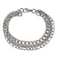 BSS1076 STAINLESS STEEL MULTI CHAIN BRACELET