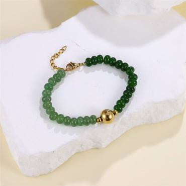 BSS1087 STAINLESS STEEL BEADS BRACELET