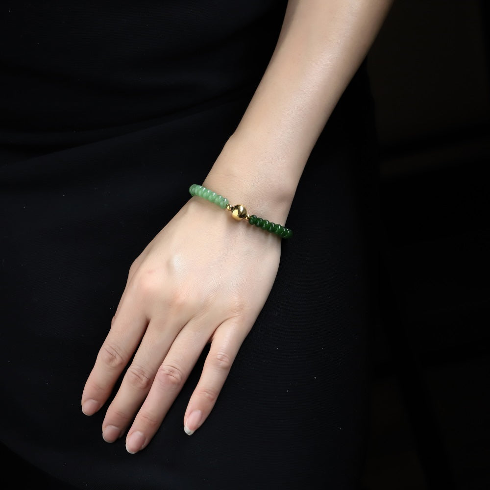 BSS1087 STAINLESS STEEL BEADS BRACELET