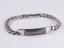 BSS1090 STAINLESS STEEL BRACELET WITH ID PLATE