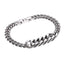 AAB Co. Stainless Steel Chain Bracelet with Shiny Steel Finish – Men’s Fashion Jewelry