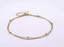 BSS1097 STAINLESS STEEL ANKLET WITH DOULE CHAIN