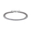 BSS1098 STAINLESS STEEL ANKLET WITH BALL CHAIN & TENNIS CHAIN