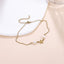 BSS1100 STAINLESS STEEL ANKLET WITH STARFISH CHARM & FRESH WATER PEARL