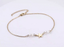 BSS1100 STAINLESS STEEL ANKLET WITH STARFISH CHARM & FRESH WATER PEARL
