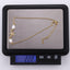 BSS1100 STAINLESS STEEL ANKLET WITH STARFISH CHARM & FRESH WATER PEARL
