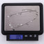 BSS1101 STAINLESS STEEL ANKLET WITH STAR CHARM & CZ