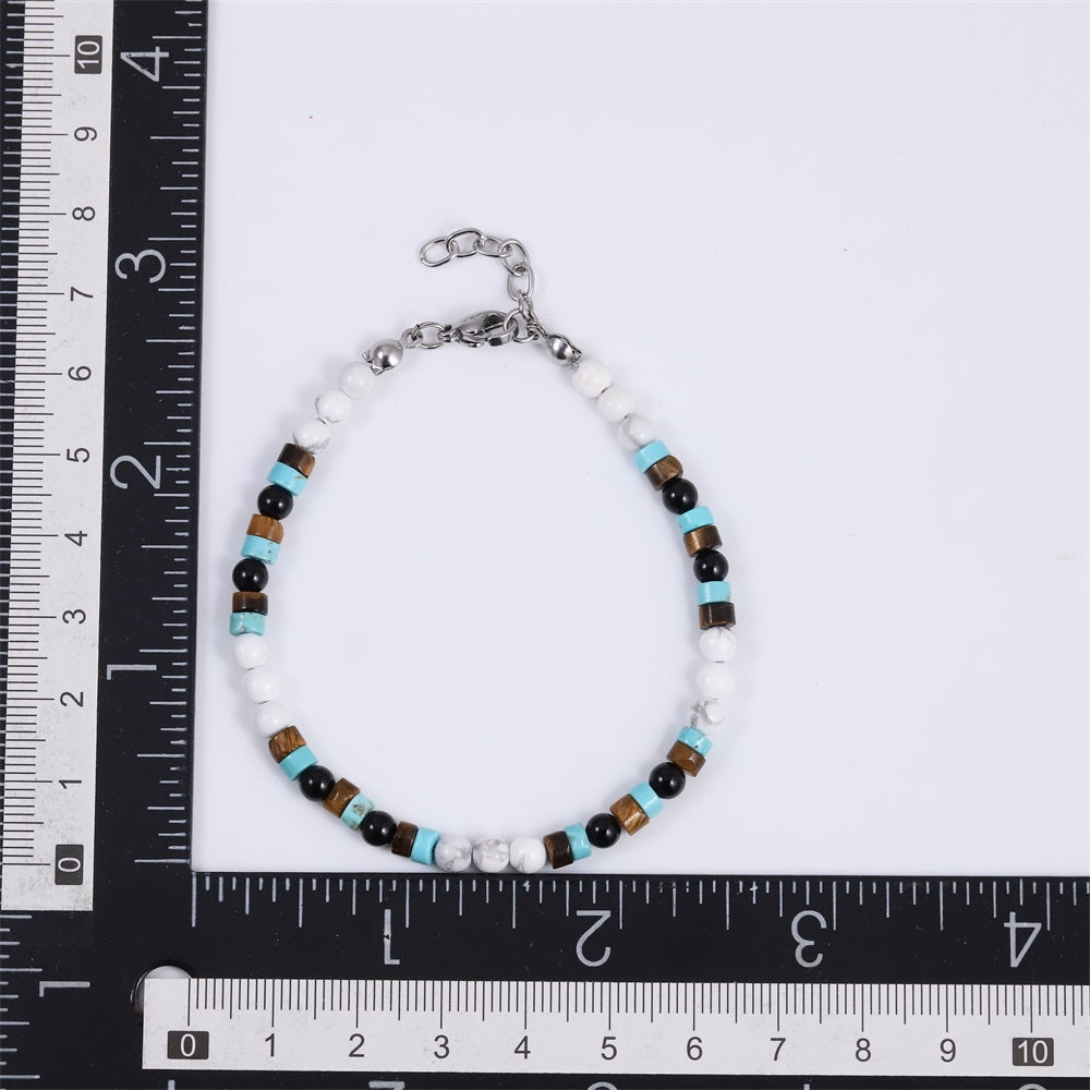 BSS1104 STAINLESS STEEL & BEADS BRACELET